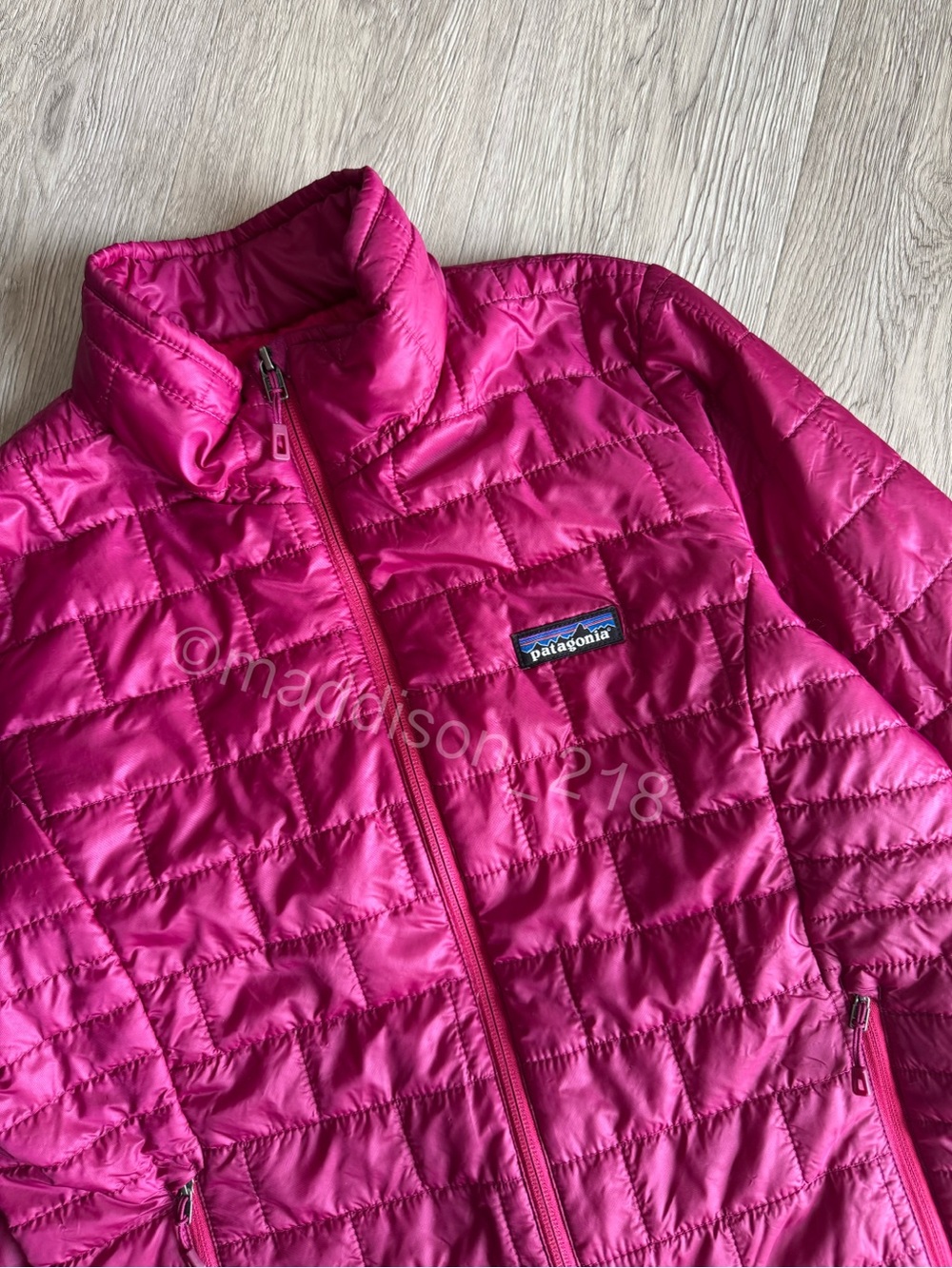 Patagonia Nano Puff Jacket Magenta Pink Medium Windproof Water Resistant M